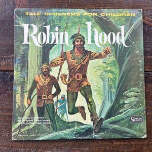 Robin Hood Tale Spinners For Children Vintage 1960's Vinyl LP Robert Hardy